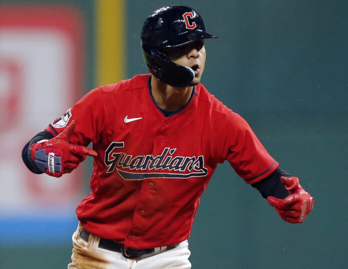 Cleveland Guardians Andres Gimenez in 2022