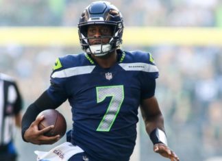 Seattle Seahawks quarterback Geno Smith in October 2022