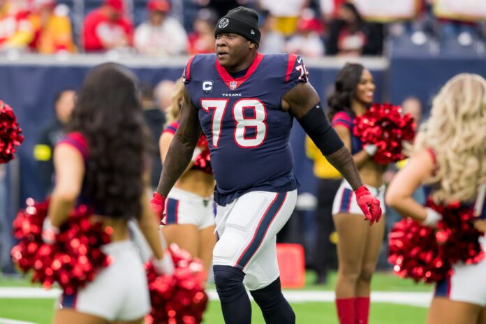 Laremy Tunsil with Houston Texans in December 2022.