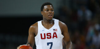 Kyle Lowry with Team USA in 2016.