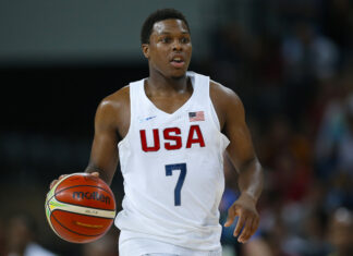 Kyle Lowry with Team USA in 2016.