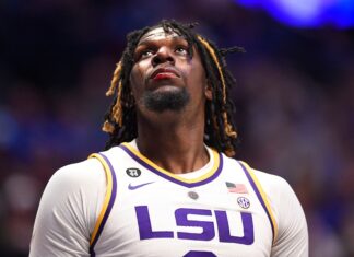 Naz Reid with LSU Tigers in 2019
