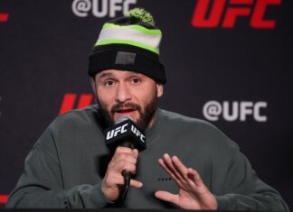 Jorge Masvidal meets with the press in 2022