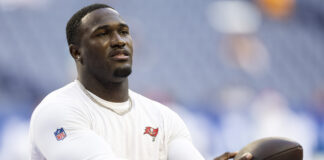 Tampa Bay Buccaneers linebacker Devin White in 2022