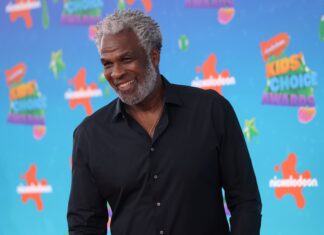 Charles Oakley at the Nickelodeon Kids' Choice Awards in March 2023.