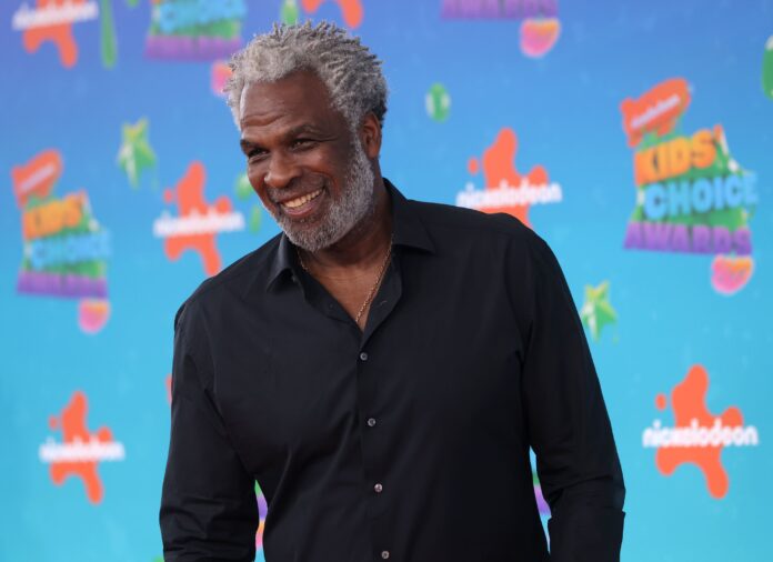 Charles Oakley at the Nickelodeon Kids' Choice Awards in March 2023.