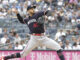 Minnesota Twins starting pitcher Pablo Lopez in April 2023