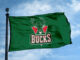 Bucks Fire Head Coach Adrian Griffin After 43 Games Flag with Milwaukee Bucks NBA basketball team logo
