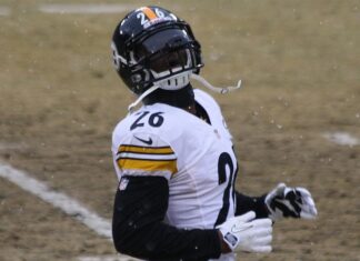 Le’veon Bell practicing with the Steelers in 2013