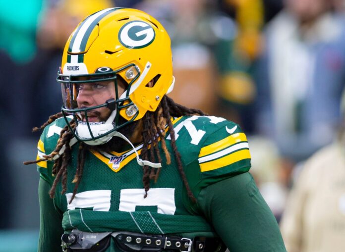 Billy Turner with the Green Bay Packers in 2019