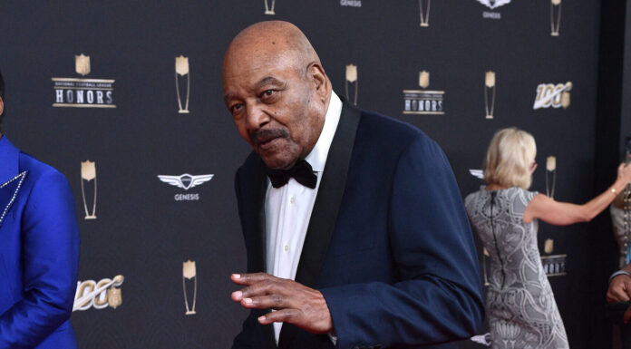 Browns’ Legend Jim Brown Dies at the Age of 87 Jim Brown attends the 9th Annual NFL Honors in 2020