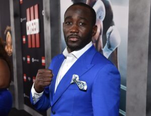 Terence Crawford at the "Creed III" in February 2023