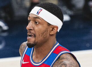 Bradley Beal with the Washington Wizards in 2022