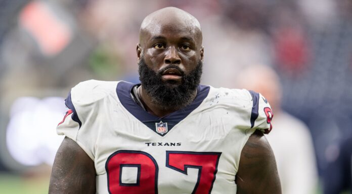 Houston Texans defensive tackle Maliek Collins in 2021