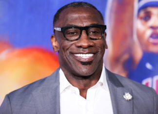 American sports analyst and former American football tight end Shannon Sharpe arrives at the Los Angeles special screening of "The Redeem Team" in 2022