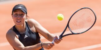 Jessica Pegula during Roland Garros 2023 in Paris, France