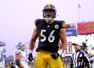 Alex Highsmith with the Pittsburgh Steelers in 2021