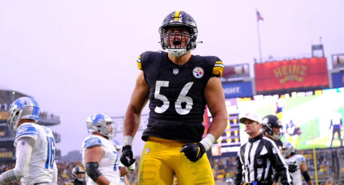 Alex Highsmith with the Pittsburgh Steelers in 2021