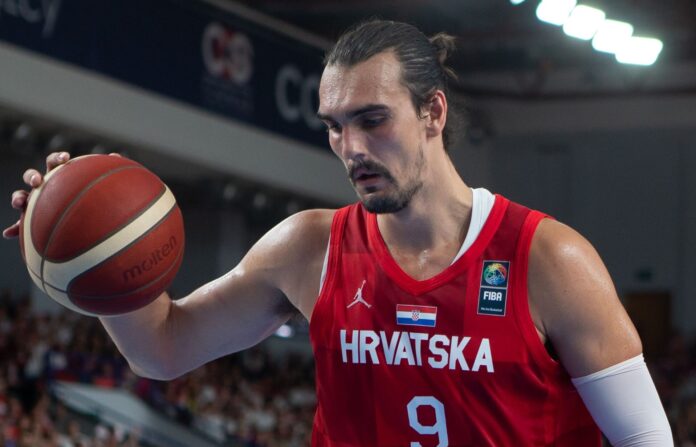 Dario Saric (CRO) during the FIBA EuroBasket 2025 Pre-qualifiers match between Poland v Croatia in 2022