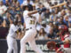 Pablo Reyes with the Milwaukee Brewers in 2021