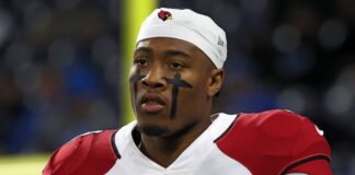 Isaiah Simmons with the Arizona Cardinals in 2021.
