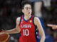 New York Liberty's Breanna Stewart with USA in 2022