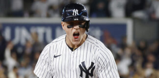 New York Yankees' Harrison Bader in October 2022