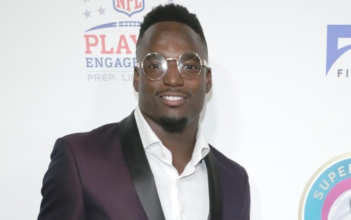 Jordan Whitehead walks the red carpet during Super Bowl LIV week at the 21st Super Bowl Gospel Celebration in 2020