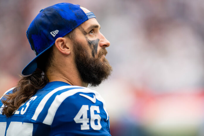 Luke Rhodes with Indianapolis Colts in 2022.