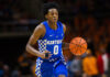 De'Aaron Fox with the Kentucky Wildcats in 2017