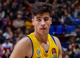 Deni Avdija with Maccabi Tel Aviv