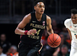 Devin Vassell with the Florida State Seminoles in 2020