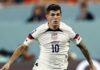 Christian Pulisic of United States during the FIFA World Cup Qatar 2022 round of 16 match between Netherlands and United States