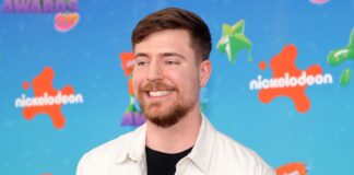 Mr. Beast attends the 37th annual Nickelodeon Kids' Choice Awards in March 2023