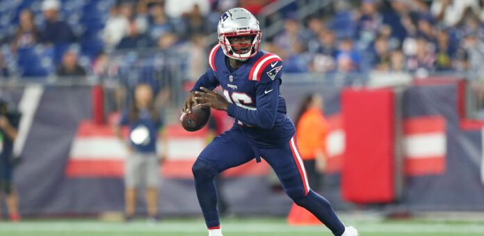 Malik Cunningham with the Patriots in August 2023
