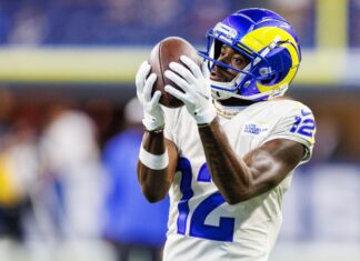 Los Angeles Rams wide receiver Van Jefferson in October 2023