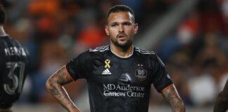Artur with Houston Dynamo in September 2023