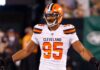 Cleveland Browns defensive end Myles Garrett in 2019