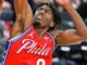 Tyrese Maxey Scores Career-High 50 Points vs Pacers Tyrese Maxey with the Philadelphia 76ers in 2021