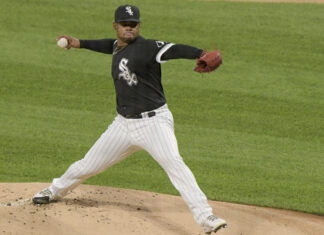 Reynaldo Lopez with the White Sox in 2021