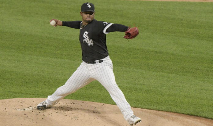 Reynaldo Lopez with the White Sox in 2021