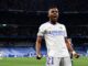 Rodrygo of Real Madrid during the UEFA Champions League Semi Final Leg Two match between Real Madrid and Manchester City in May 2022