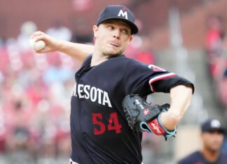 Sonny Gray with the Minnesota Twins in August 2023
