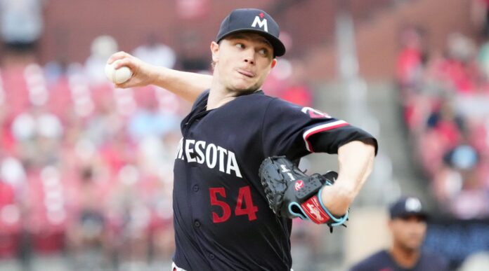 Sonny Gray with the Minnesota Twins in August 2023