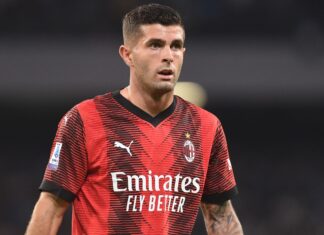 Christian Pulisic of AC Milan in October 2023