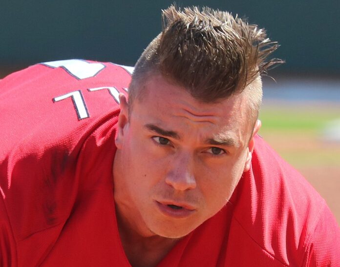 Tyler O'Neill with the Cardinals in 2019