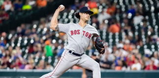 Joe Kelly with Red Sox in 2018