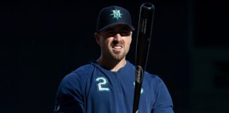 Tom Murphy with the Seattle Mariners in 2019