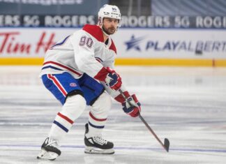 Tomas Tatar with the Montreal Canadiens in 2021