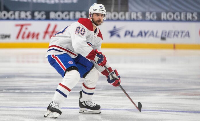 Tomas Tatar with the Montreal Canadiens in 2021